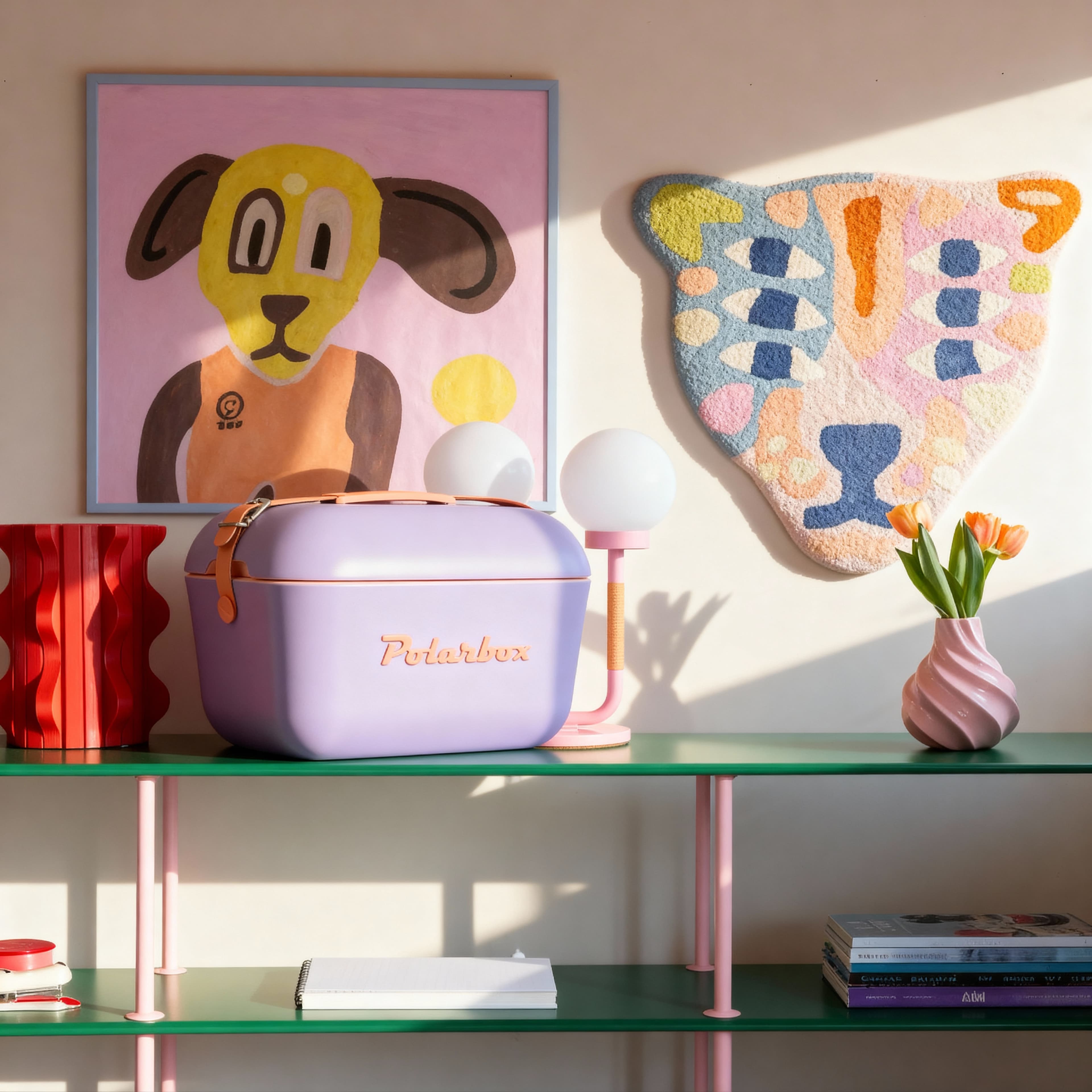 Polarbox Classic na cor malva